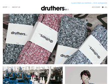 Tablet Screenshot of drutherswear.com